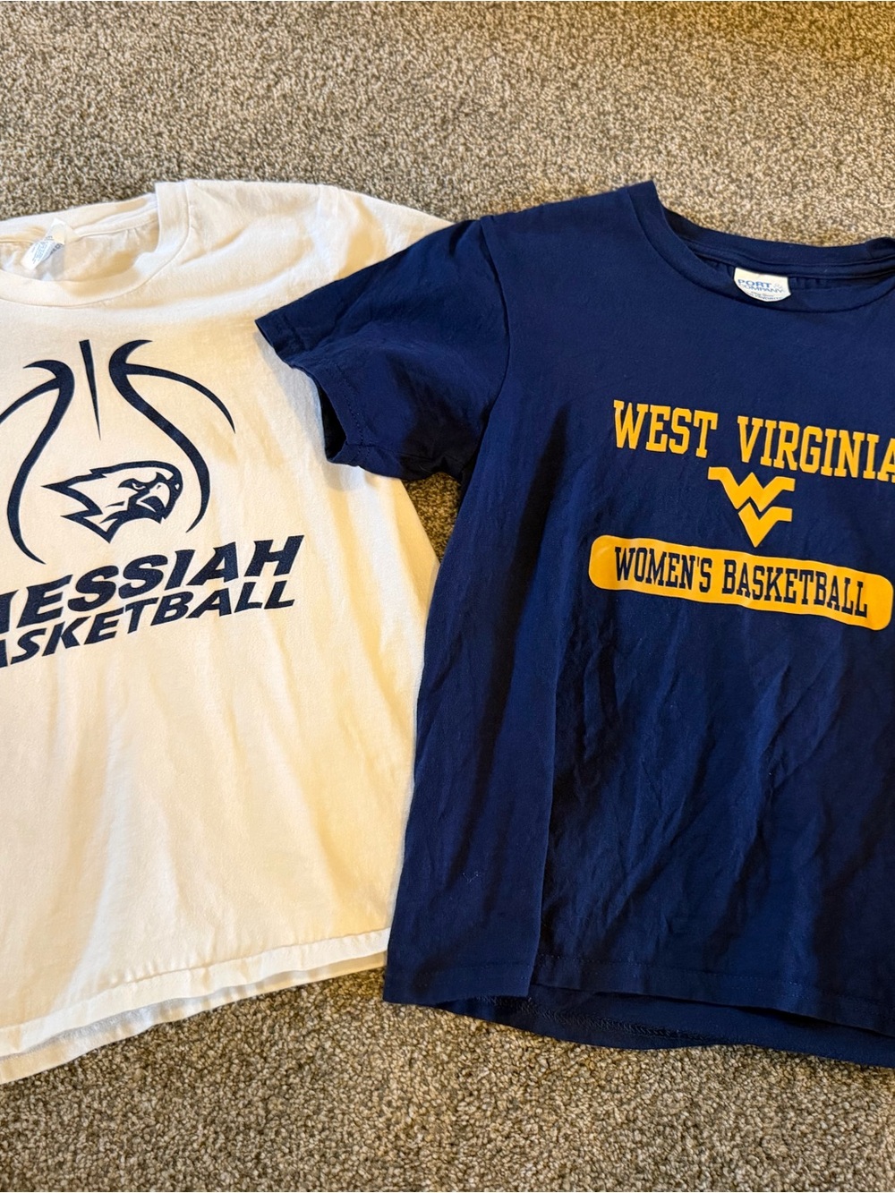 West Virginia Women's Basketball Navy Tee - Kids